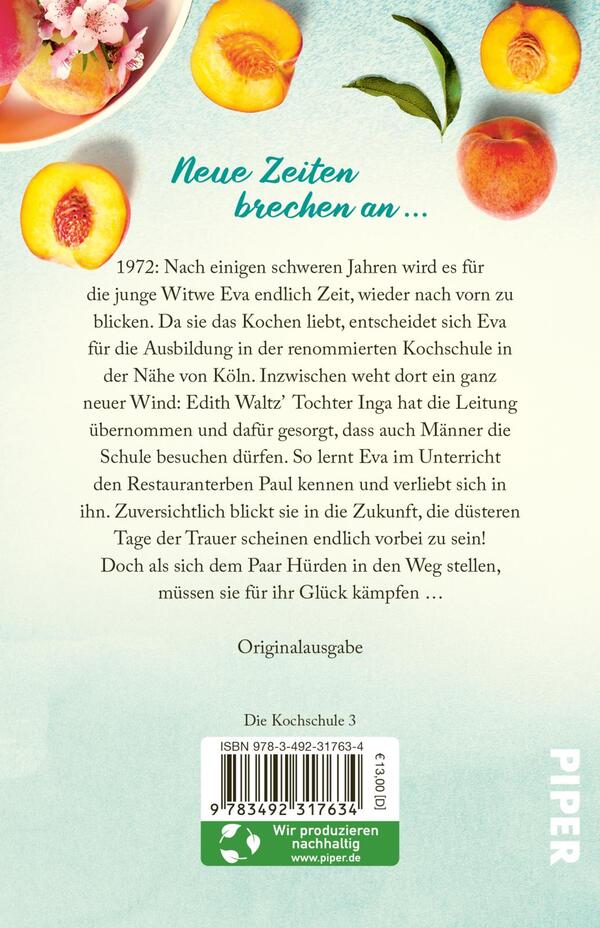 Rückansicht des Buches „Pfirsichbowlen-Tage“