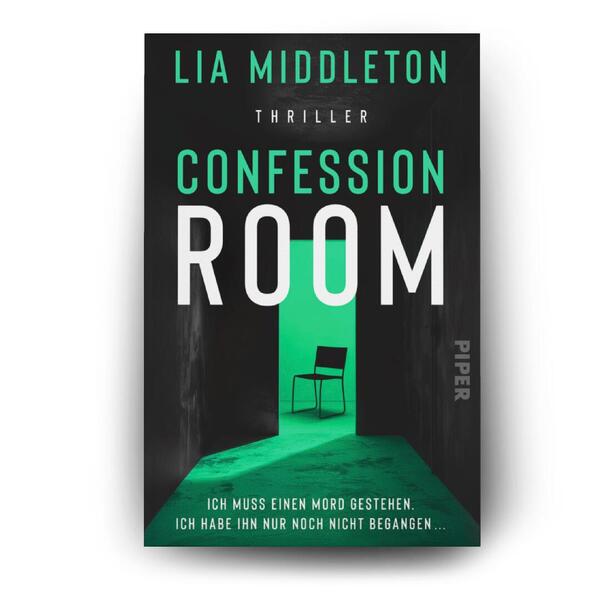 Außenansicht des Buches „Confession Room“