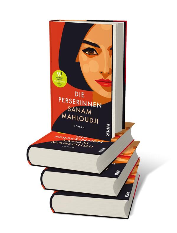 Bücherstapel des Titels „Die Perserinnen“