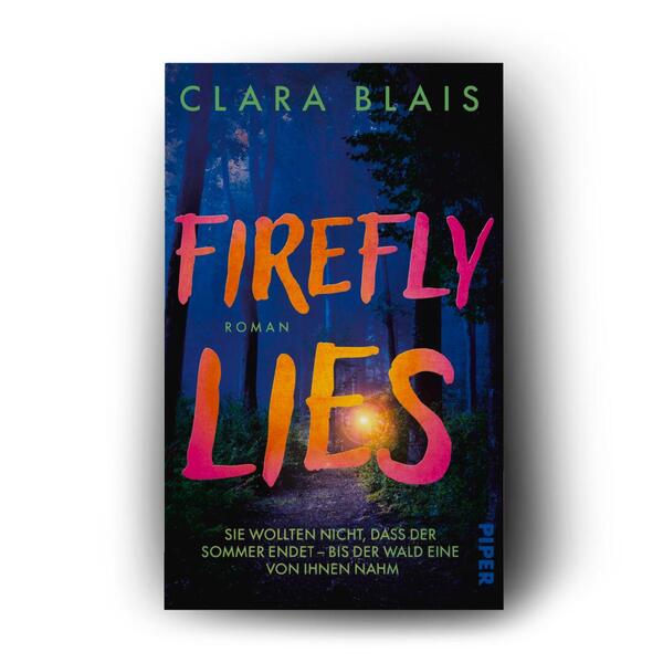 Außenansicht des Buches „Firefly Lies“