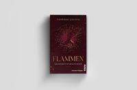 Außenansicht des Buches „Flammen – The Secrets of Dracon Rock“