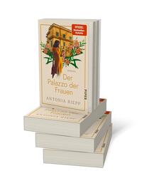 Bücherstapel des Buches „Der Palazzo der Frauen“