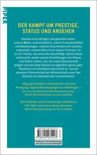 Rückansicht des Buches „Klasse“