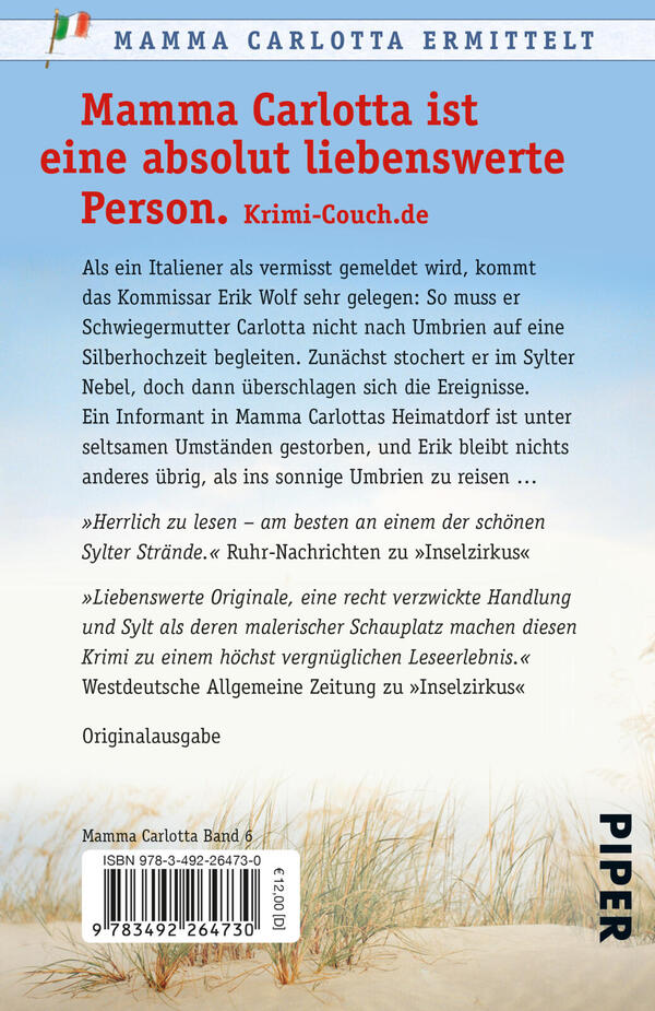 Rückansicht des Buches „Küstennebel“