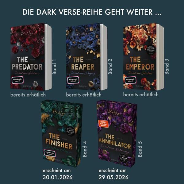 Außenansicht des Buches „The Finisher – Du bist sein Verhängnis “