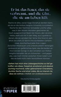 Rückansicht des Buches „The Truths we burn“