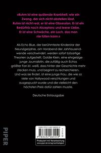 Rückansicht des Buches „Where are you, Echo Blue?“