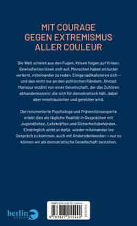 Rückansicht des Buches „Haltung ohne Hass“