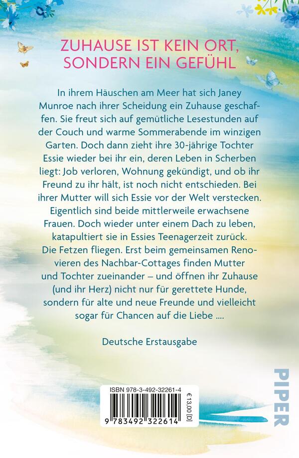 Rückansicht des Buches „Sommer fühlt sich an wie Zuhause“