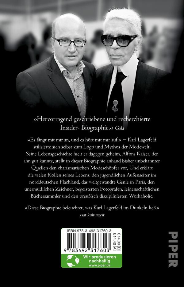Rückansicht des Buches „Karl Lagerfeld“