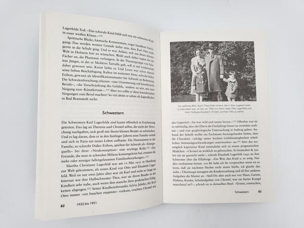 Innenansicht des Buches „Karl Lagerfeld“