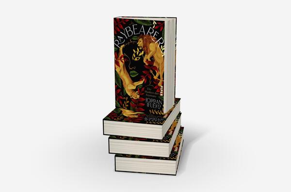 Bücherstapel des Buches „Raybearer – Die Masken der Aiyetoro“