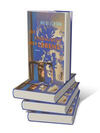 Bücherstapel des Buches „Die Einmaligkeit des Lebens“