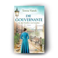 Außenansicht des Buches „Die Gouvernante. In den Straßen von London“
