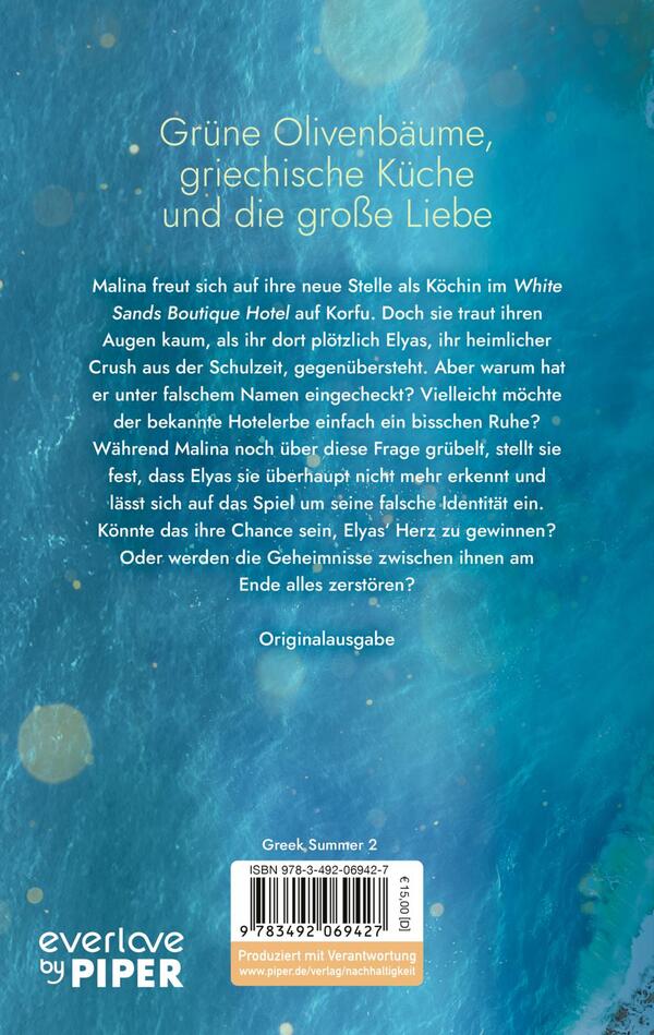 Rückansicht des Buches „Find Me at Sunset“