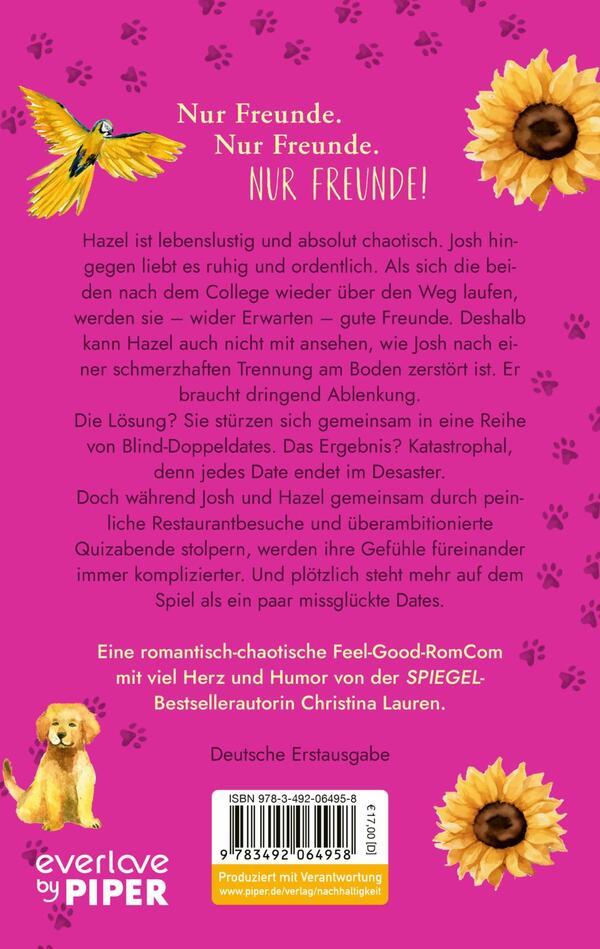 Rückansicht des Buches „Josh and Hazel's Guide to Not Dating“