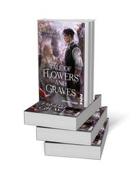 Bücherstapel des Buches „A Tale of Flowers and Graves“