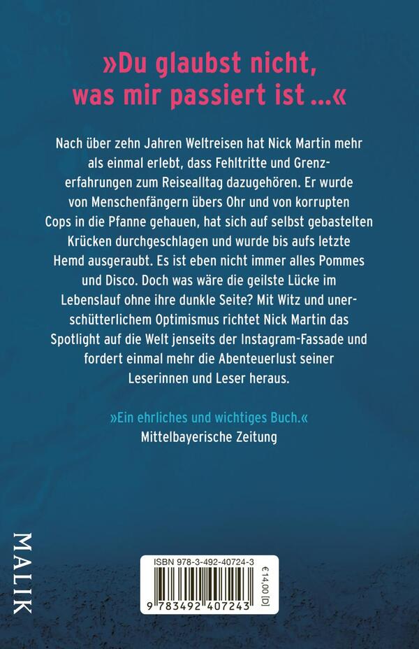 Rückansicht des Buches „Die geilste Lücke im Lebenslauf – Die dunkle Seite“
