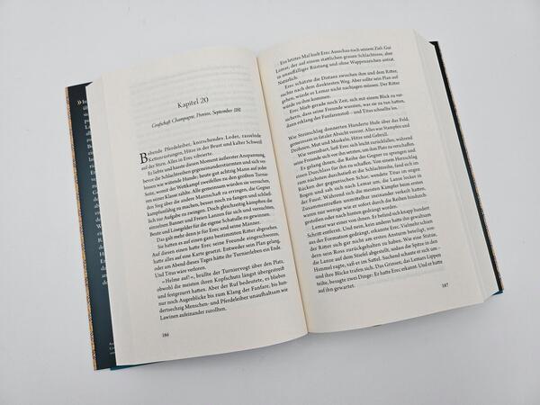 Innenansicht des Buches „König der Turniere“
