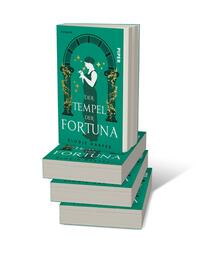 Bücherstapel des Buches „Der Tempel der Fortuna“
