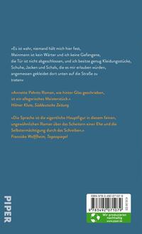 Rückansicht des Buches „Die schmutzige Frau“