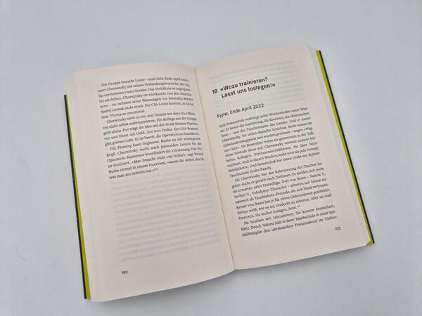 Außenansicht des Buches „Die Sprengung“