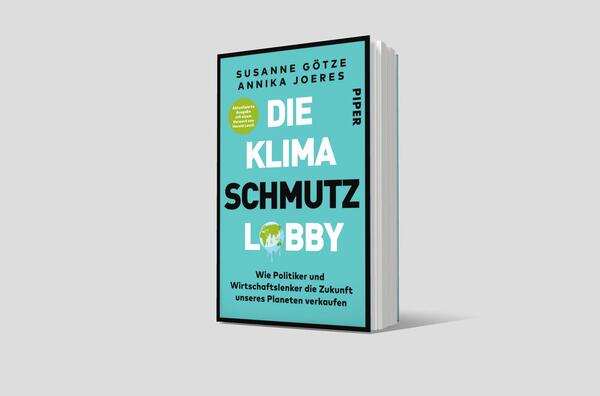 Außenansicht des Buches „Die Klimaschmutzlobby“