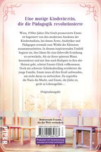 Rückansicht des Buches „Die Pädagogin der glücklichen Kinder“ 