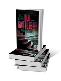 Bücherstapel des Buches „Der Gastgeber: Tödliches Dinner“