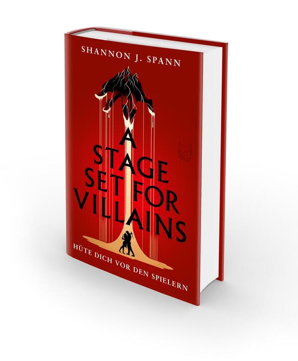 Außenansicht des Buches „A Stage set for Villains“