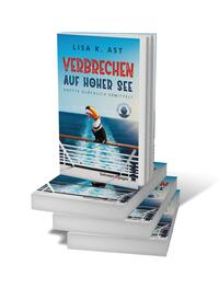 Bücherstapel des Buches „Verbrechen auf hoher See“