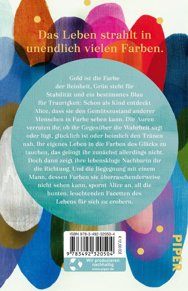 Rückansicht des Buches „Alle Farben meines Lebens “ 
