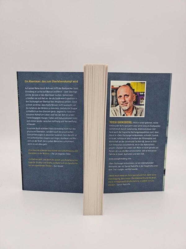 Außenansicht des Buches „Dem Dschungel entkommen“