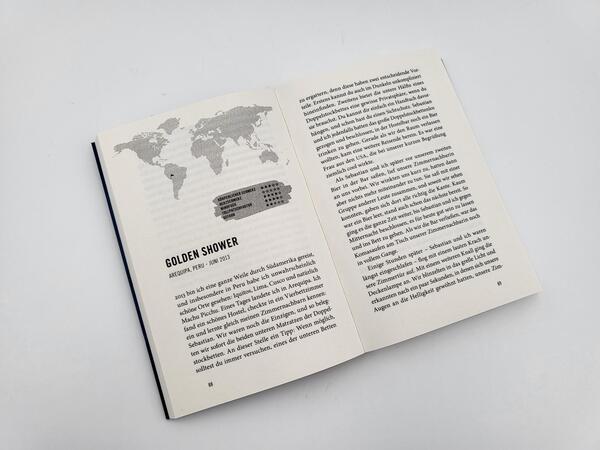 Innenansicht des Buches „Die geilste Lücke im Lebenslauf – Die dunkle Seite“