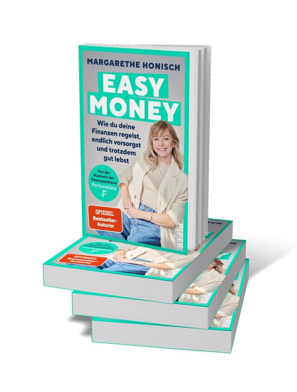 Bücherstapel des Buches „Easy Money“