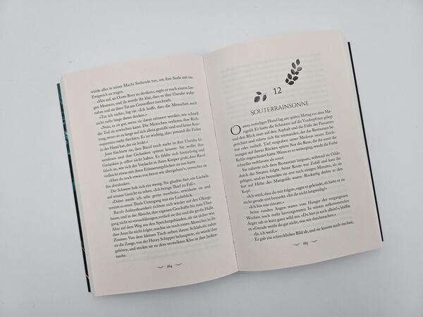 Außenansicht des Buches „Herz aus Moos und Schatten“