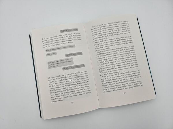 Außenansicht des Buches „Silent Promises“