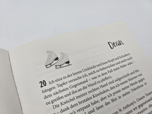 Innenansicht des Buches „The Score – Mitten ins Herz“