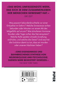 Rückansicht des Buches „Gewalt und Mitgefühl“