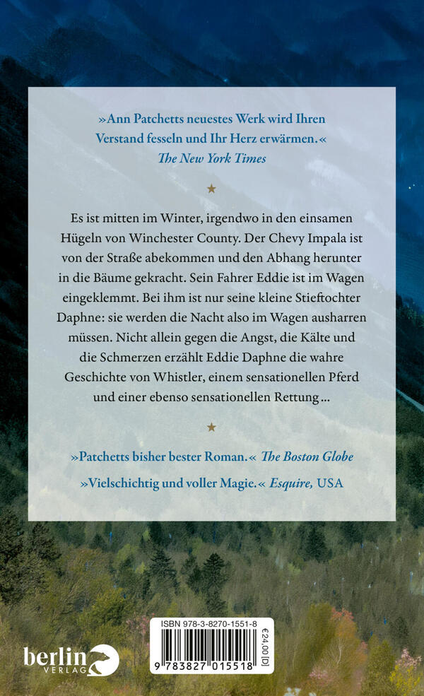 Rückansicht des Buches „Whistler“
