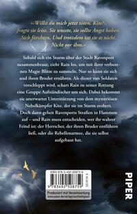 Rückansicht des Buches „City of Storm and Thunder“
