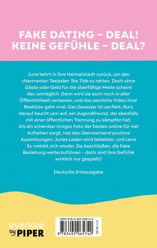 Rückansicht des Buches „The Break-Up Pact“