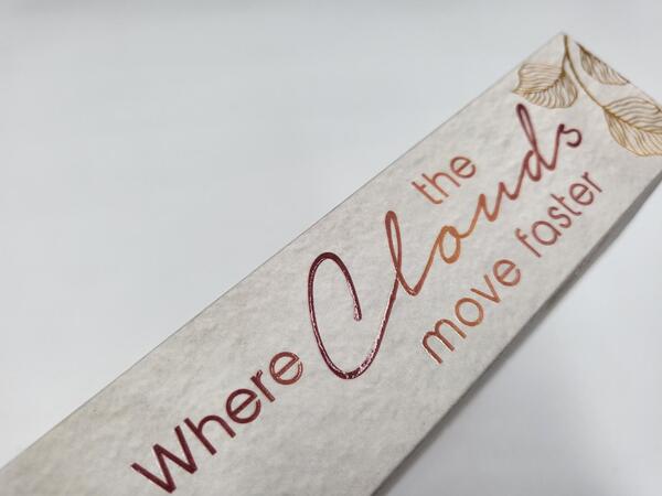 Innenansicht des Buches „Where the Clouds Move Faster“