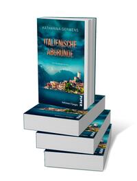 Bücherstapel des Buches „Italienische Abgründe“