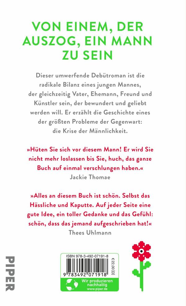 Rückansicht des Buches „Toxic Man“