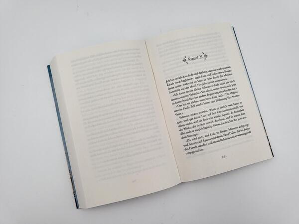 Innenansicht des Buches „Das Haus der Perlen – Strahlen der Liebe“