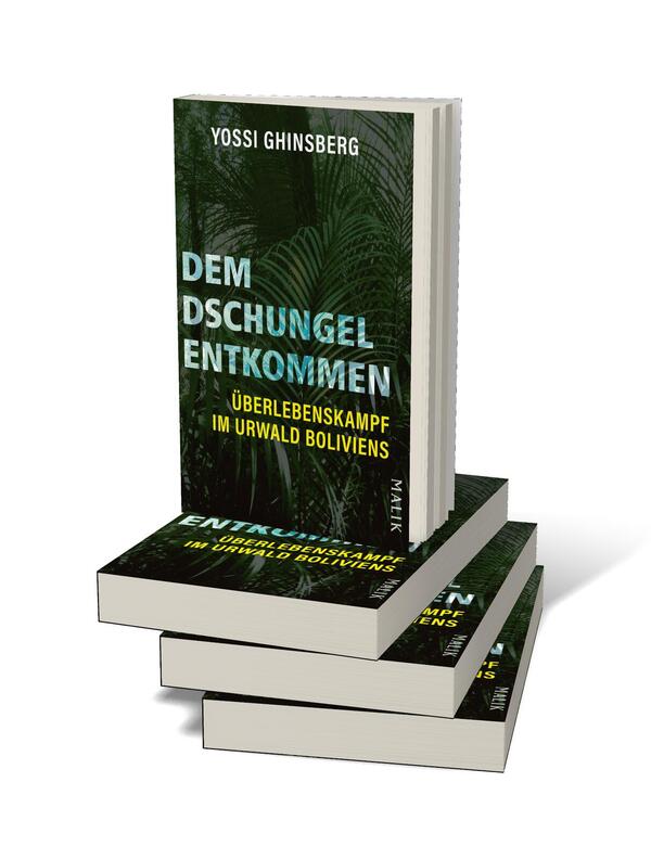Bücherstapel des Buches „Dem Dschungel entkommen“