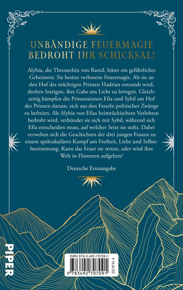 Rückansicht des Buches „Heller als Feuer“