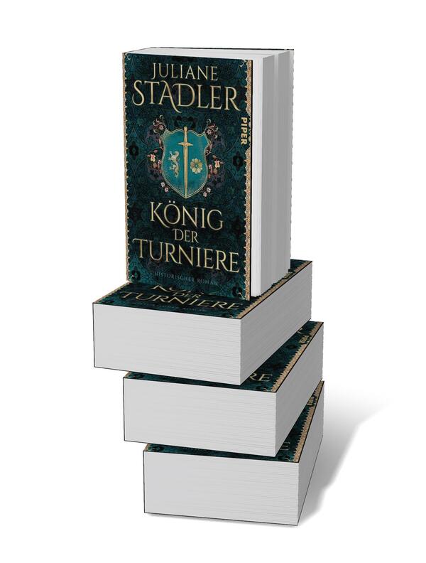Bücherstapel des Buches „König der Turniere“
