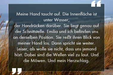 Zitat aus Rebekka Zeiss' „Wellenbrechen“